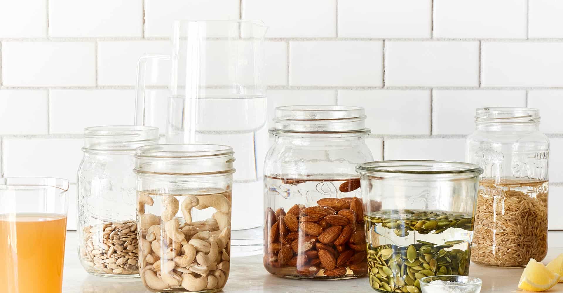 Imagini pentru soaking grains nuts and seeds