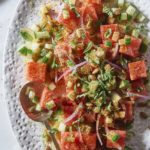 Mexican Watermelon Cucumber Salad from Nom Nom Paleo