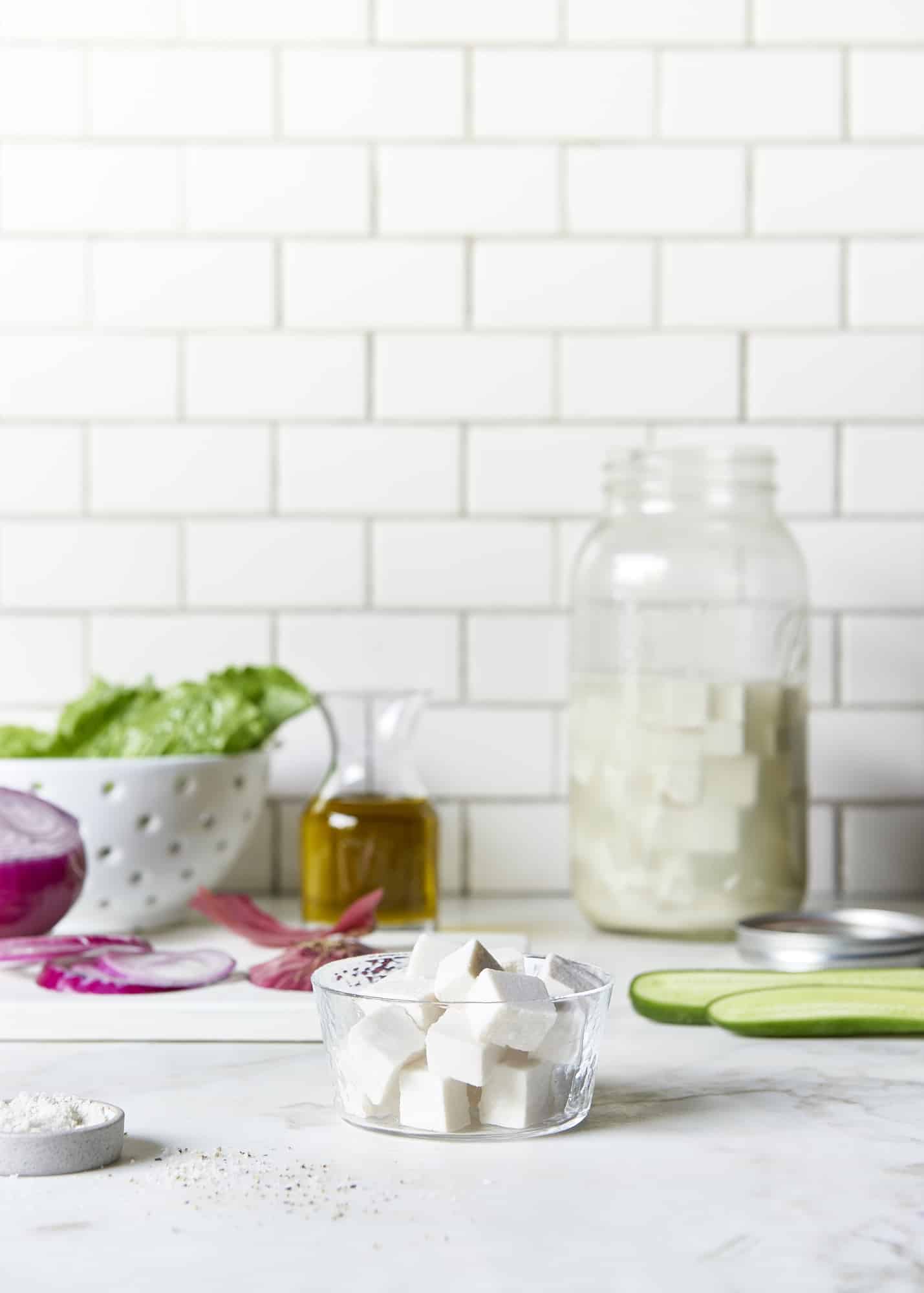 Vegan Feta Cheese - The Blender Girl