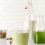 Green Juice and Almond Milk