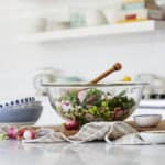 Asparagus Edamame Salad in a bowl