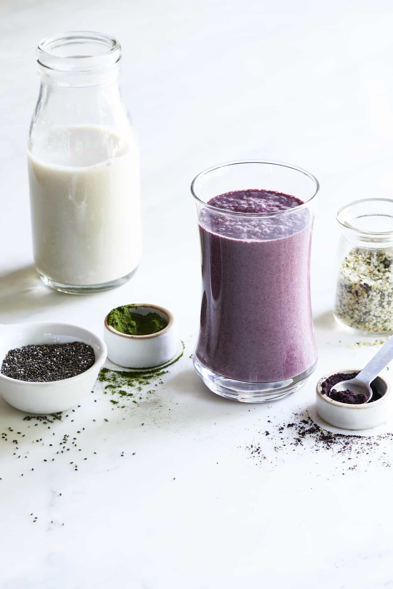 Mixed Berry Smoothie with Superfoods The Blender Girl