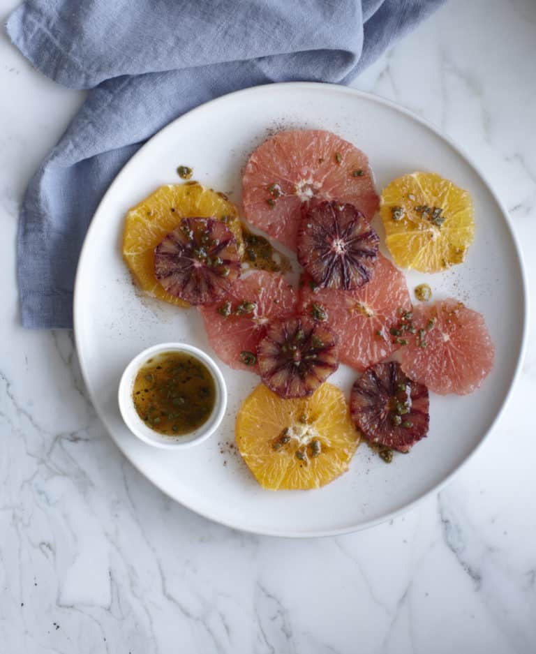 Blood Orange Salad with Grapefruit and Cinnamon