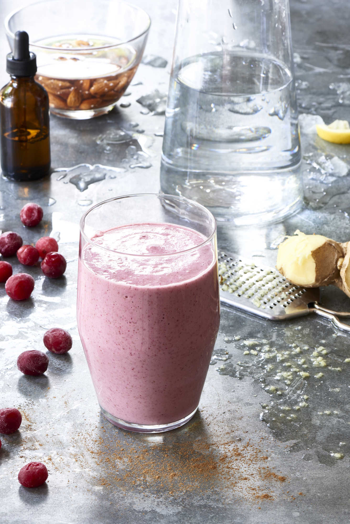 Body Ecology-Friendly Cranberry Almond Smoothie