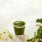 Lime and Apple Kale Dandelion Green Juice