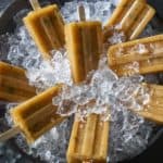 Cantaloupe Popsicles On Ice