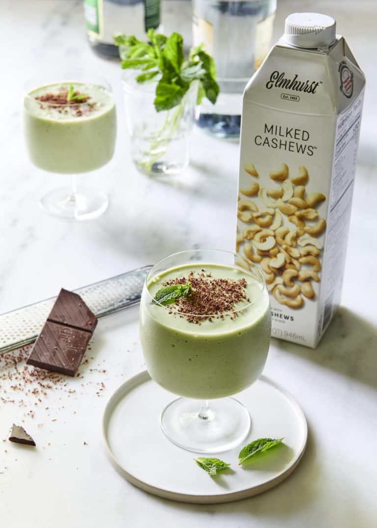 Vegan Frozen Grasshopper Drink