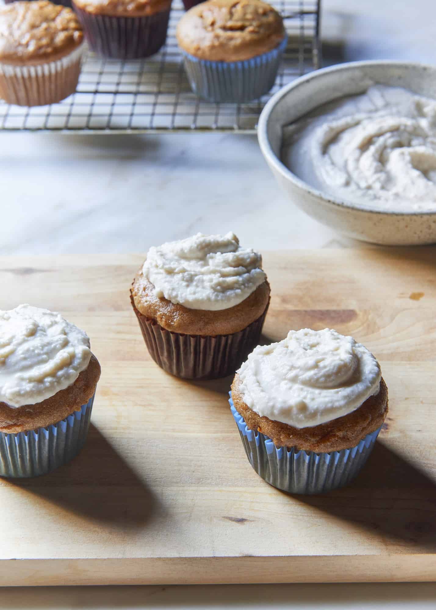 GlutenFree Vegan Carrot Cupcakes The Blender Girl