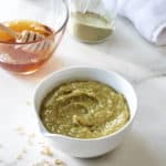 Green Tea Face Mask with Avocado, Oats, and Honey