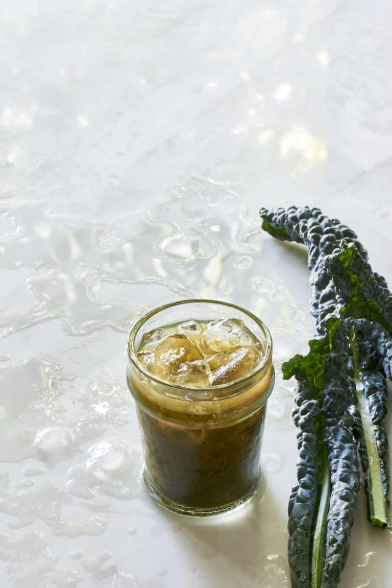 Fully Raw Grape Kale Juice