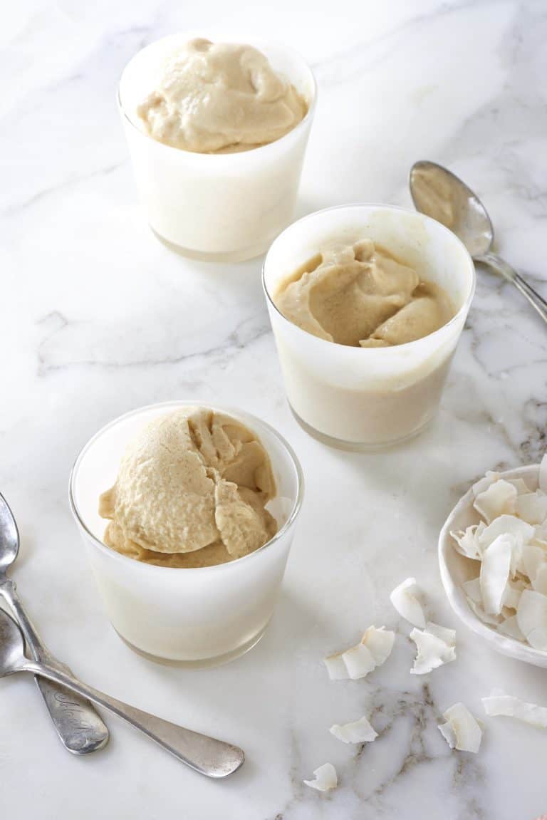 Vegan Pineapple Coconut Ice Cream