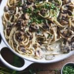 Vegan Mushroom Stroganoff