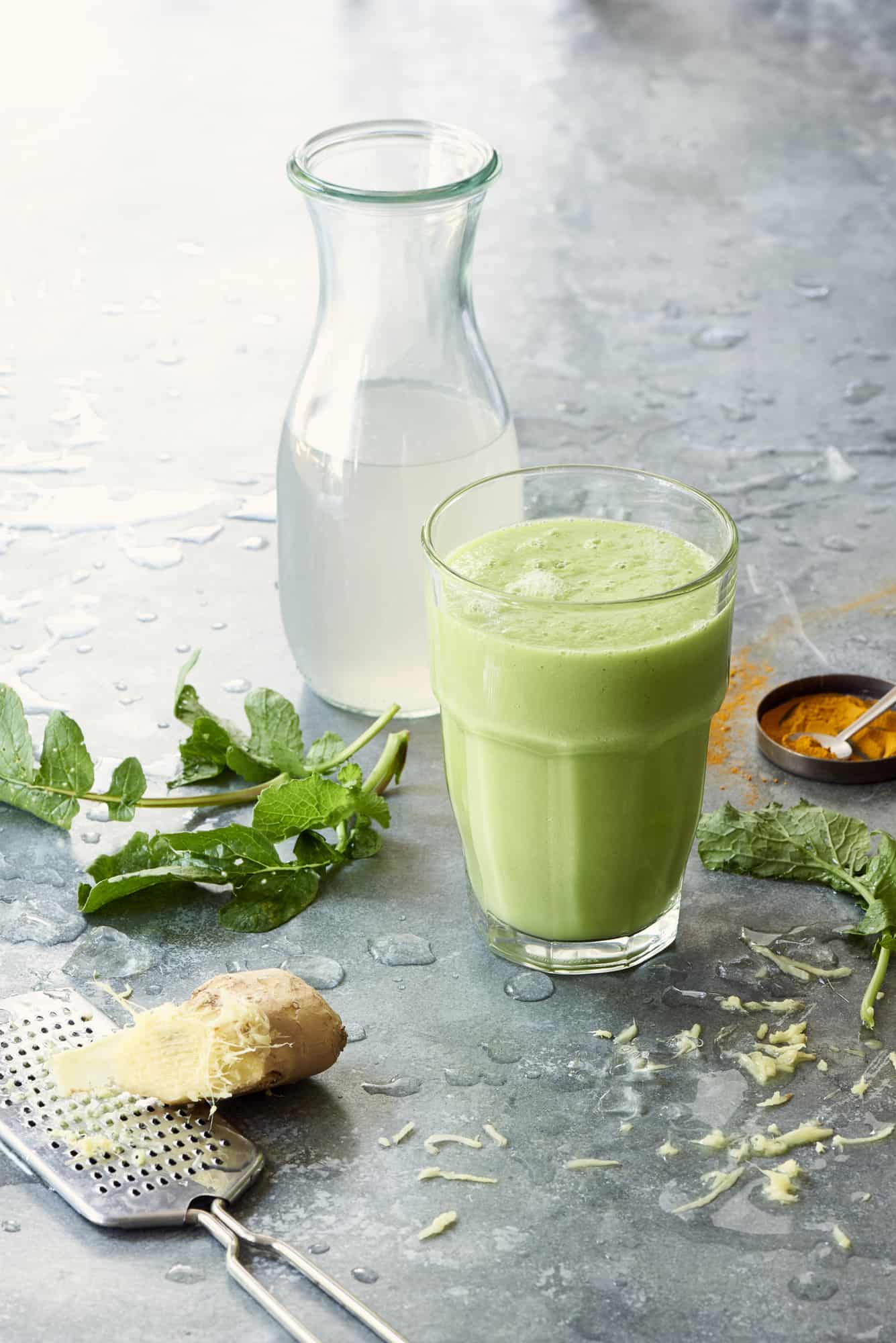 Pineapple Ginger Green Smoothie - The Blender Girl
