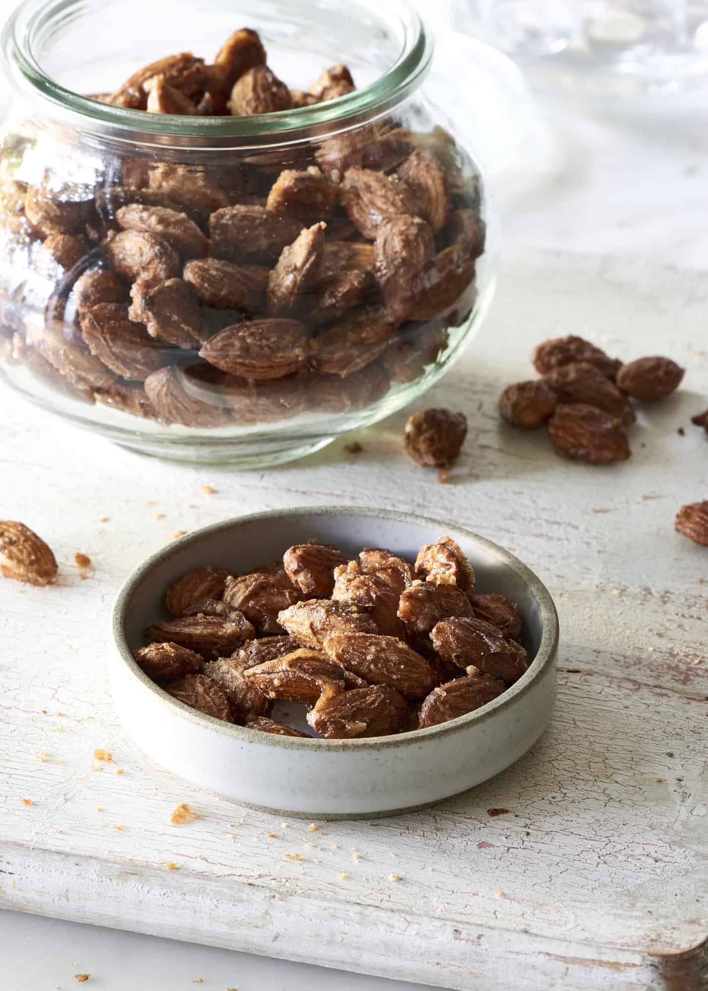 Maple Cinnamon Dehydrated Almonds The Blender Girl