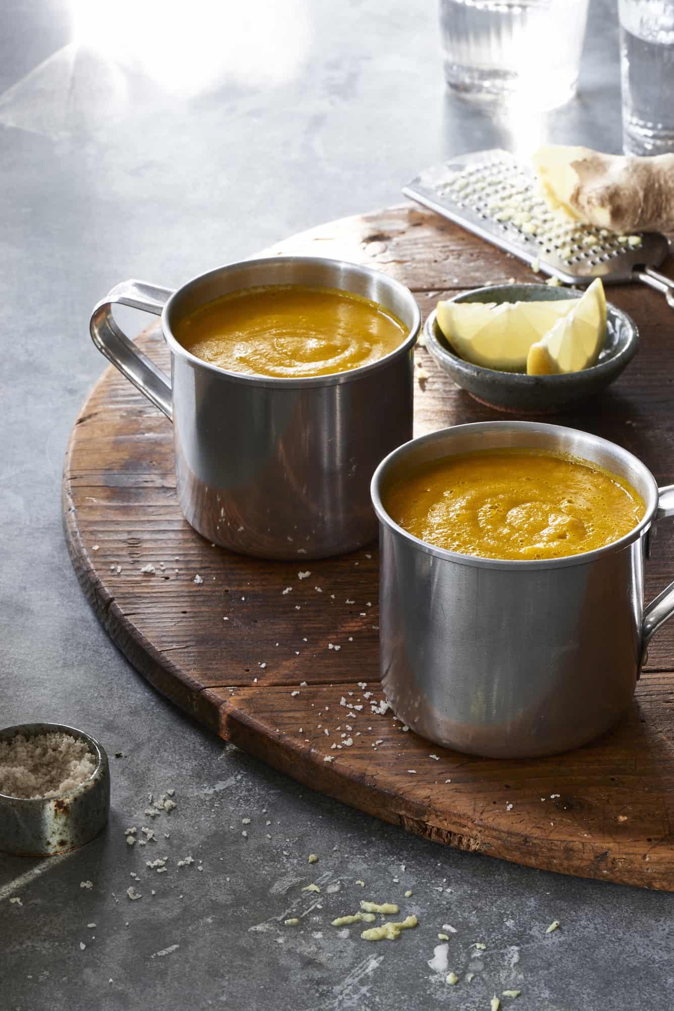 Vegan Carrot Ginger Soup {Gluten-Free, Paleo-Friendly} - The Blender Girl