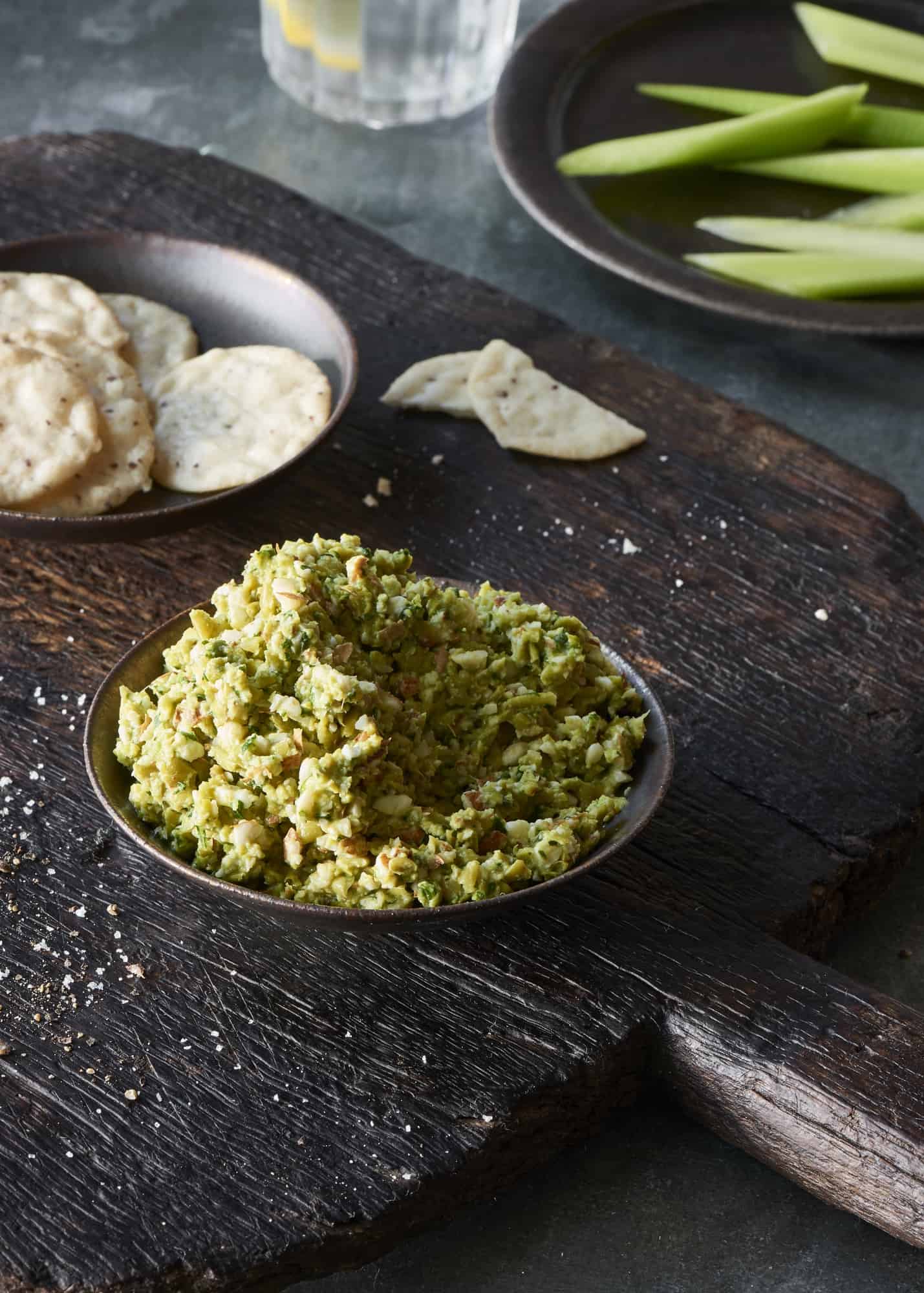Awesome Almond Green Pea Dip - The Blender Girl