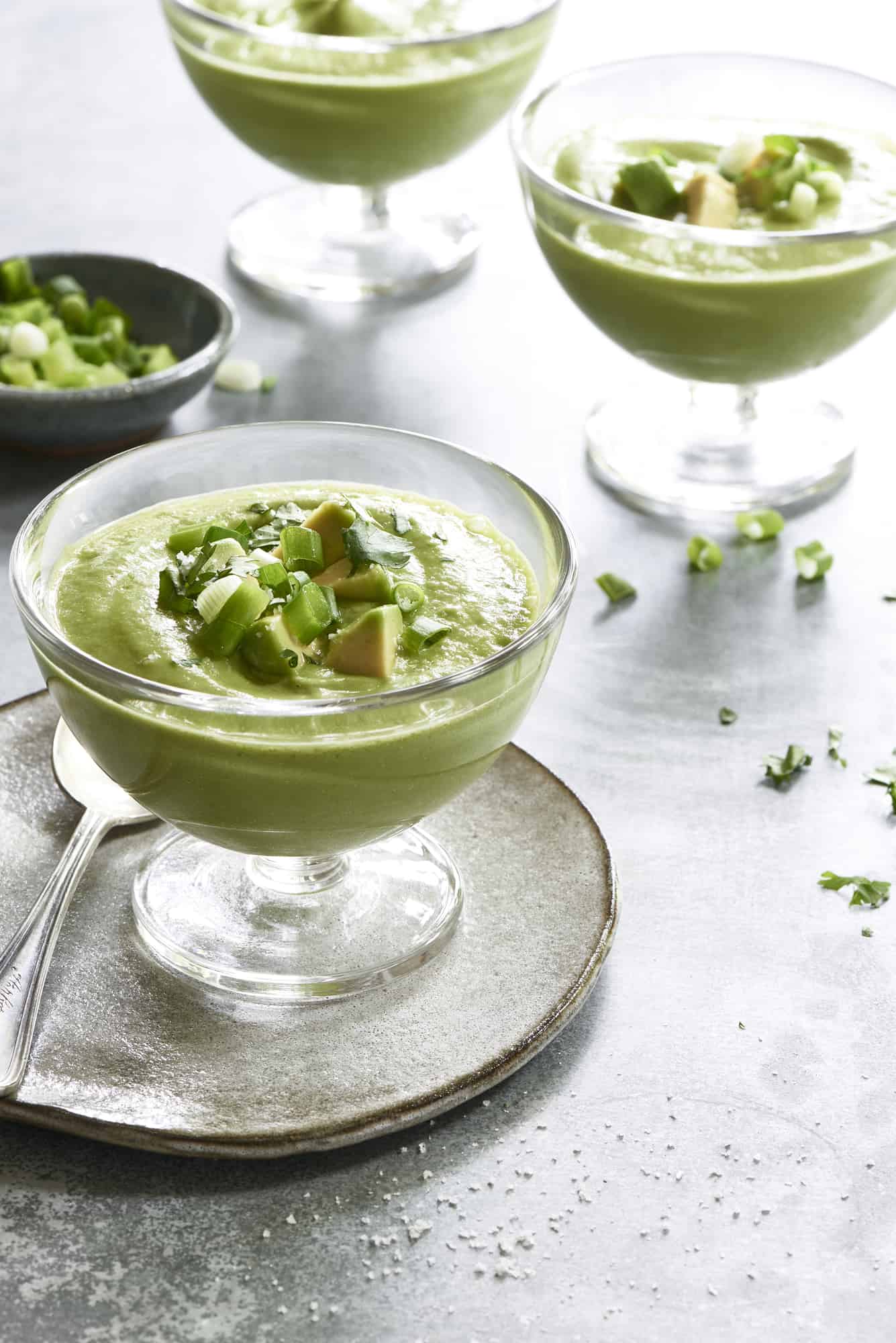 Incredible Avocado Gazpacho - The Blender Girl