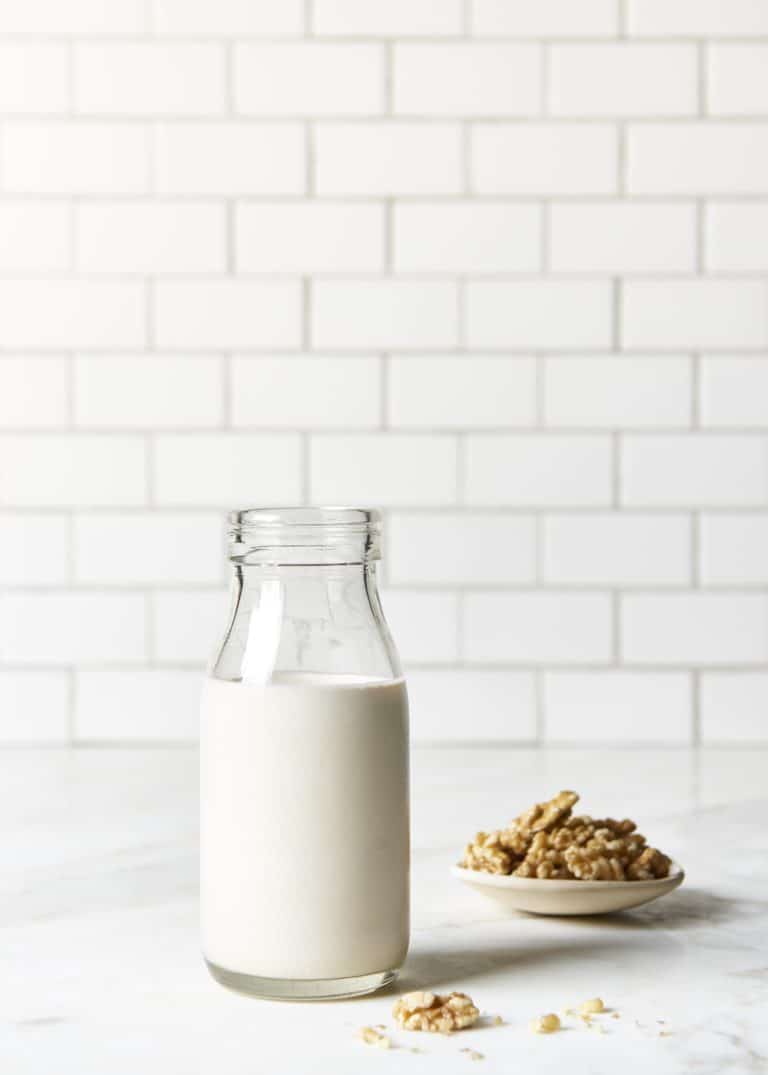 Walnut Milk in a bottle