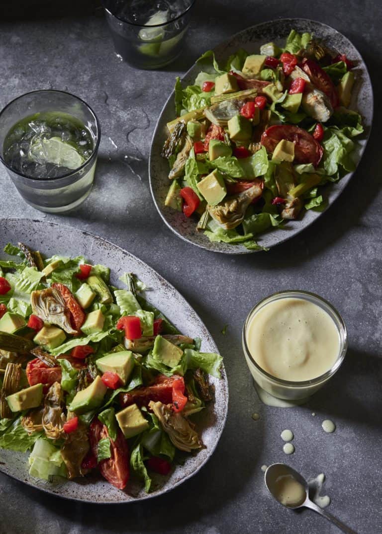Roasted Vegetable Salad with Shallot Vinaigrette