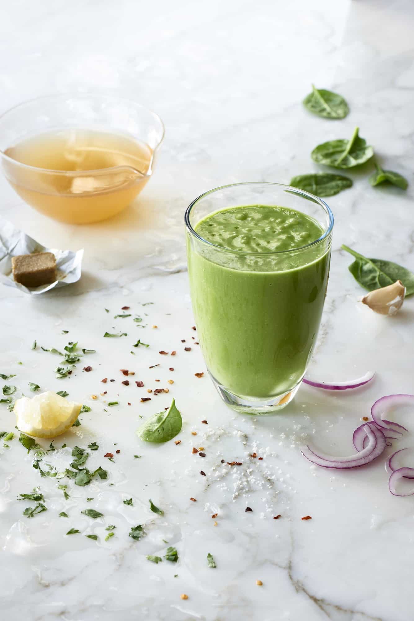 Savory Green Smoothie {Vegan, GlutenFree, Paleo} The Blender Girl