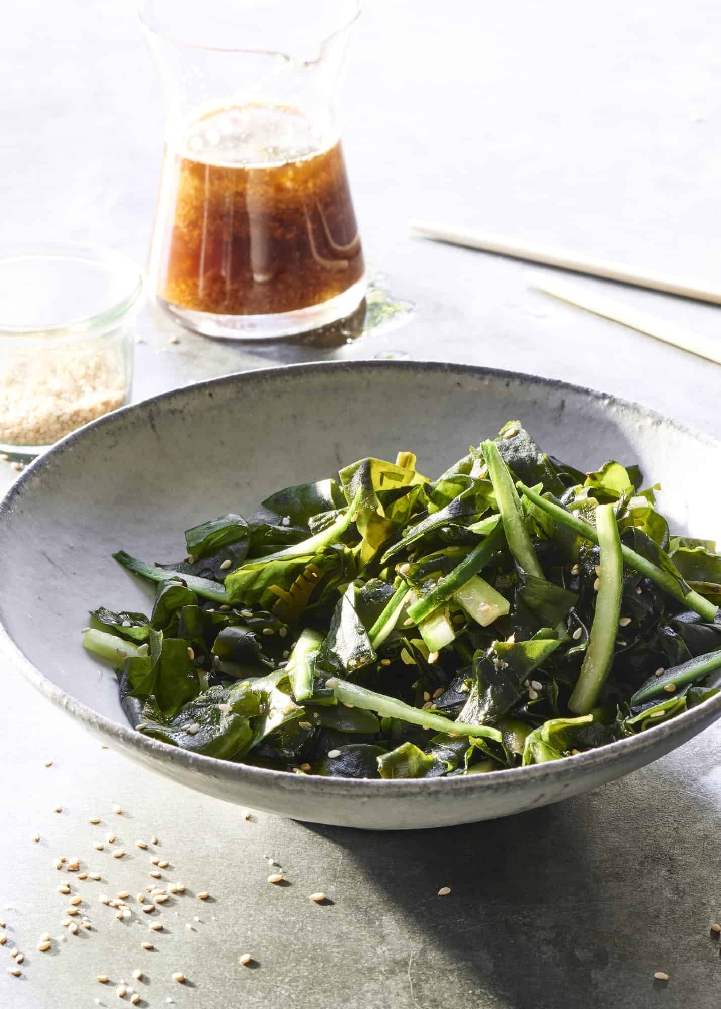 Cucumber Seaweed Salad - The Blender Girl