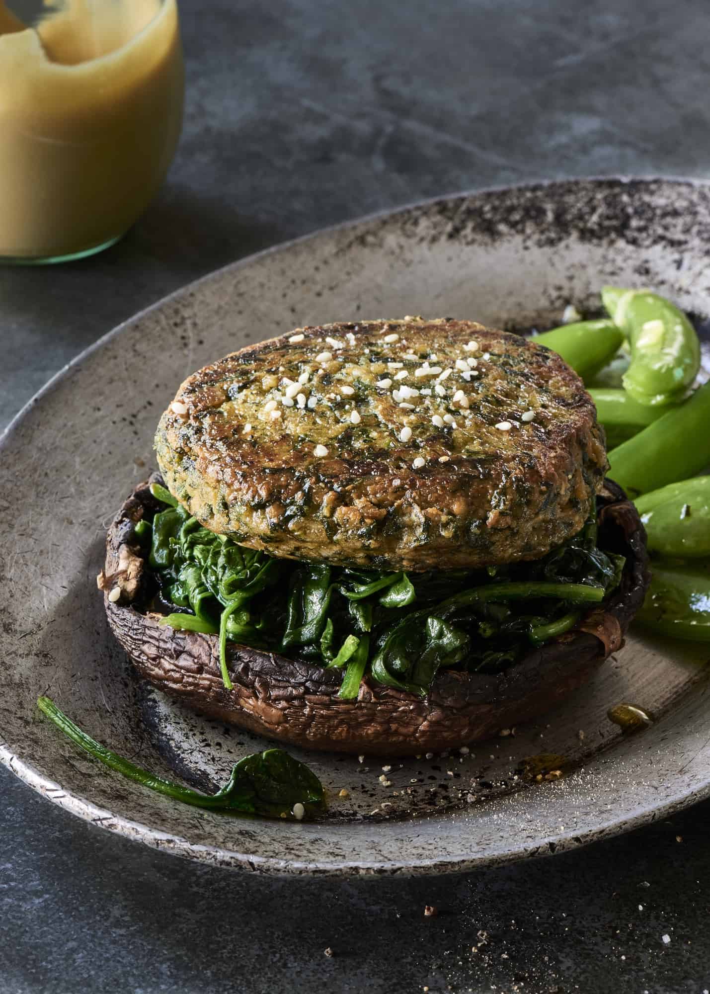Spinach Chickpea Burgers The Blender Girl