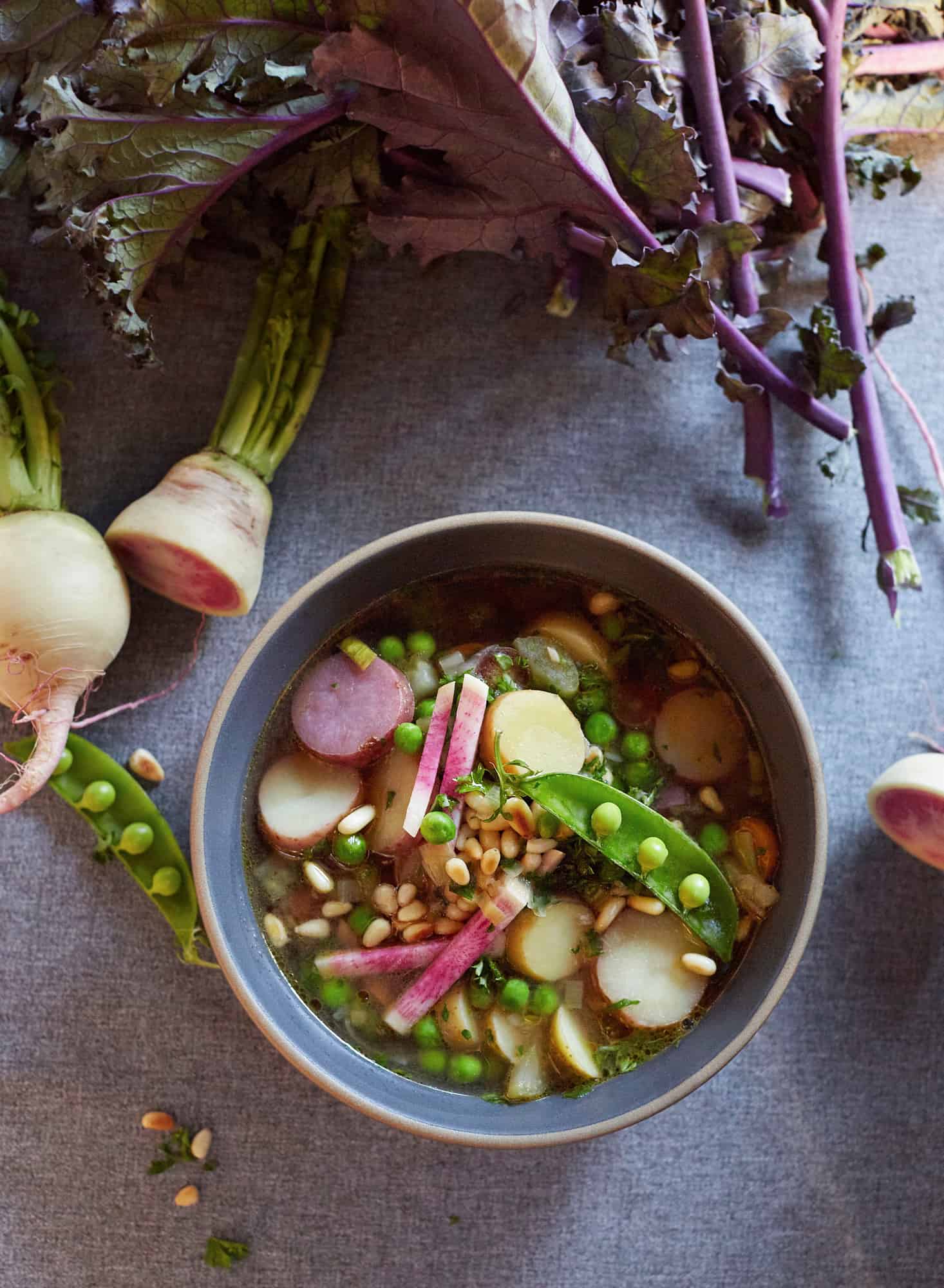 Superfood Vegan Minestrone Soup {Gluten-Free} - The Blender Girl