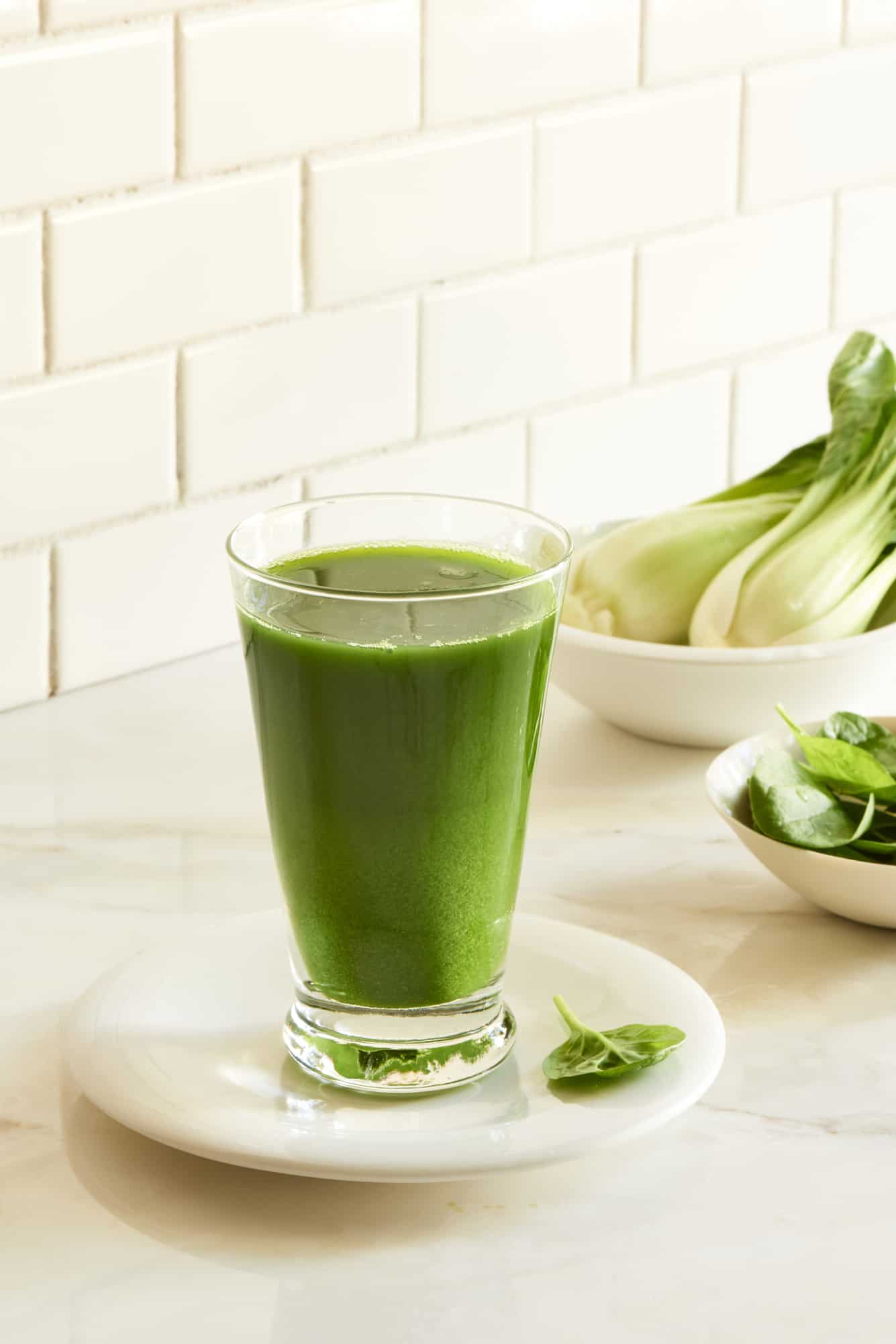 Lemon Mint Baby Bok Choy Juice 3 Day Juice Cleanse The Blender Girl