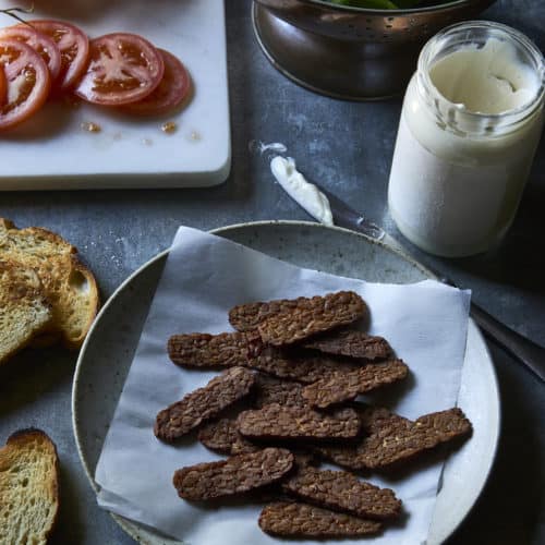 The Most Amazing Tempeh Bacon {GlutenFree} The Blender Girl