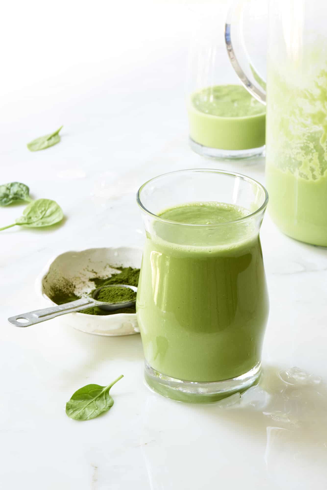 Green Smoothie Detox Recipe with Apple and Spinach The Blender Girl