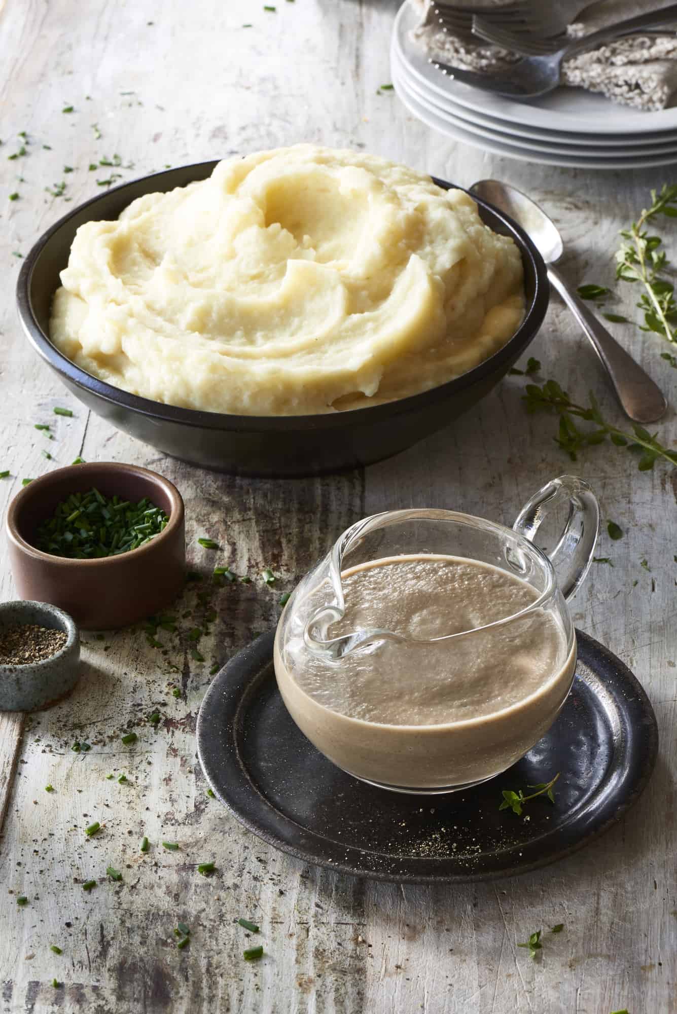 Easy Mushroom Gravy {Vegan, Gluten-Free} - The Blender Girl