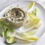 Vegan Artichoke Dip with endive