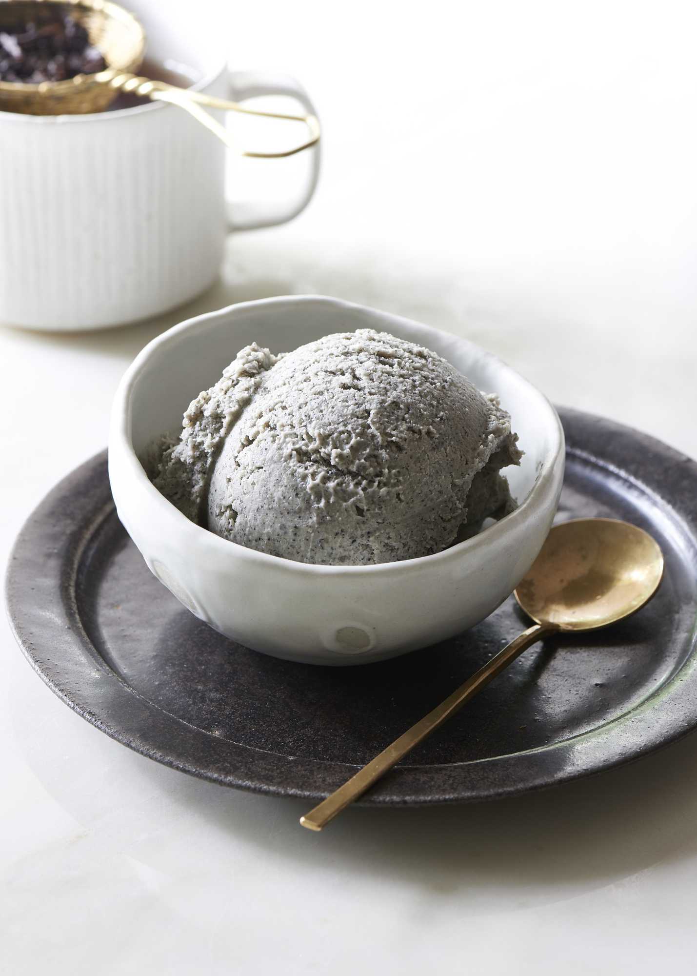 Vegan Black Sesame Ice Cream The Blender Girl