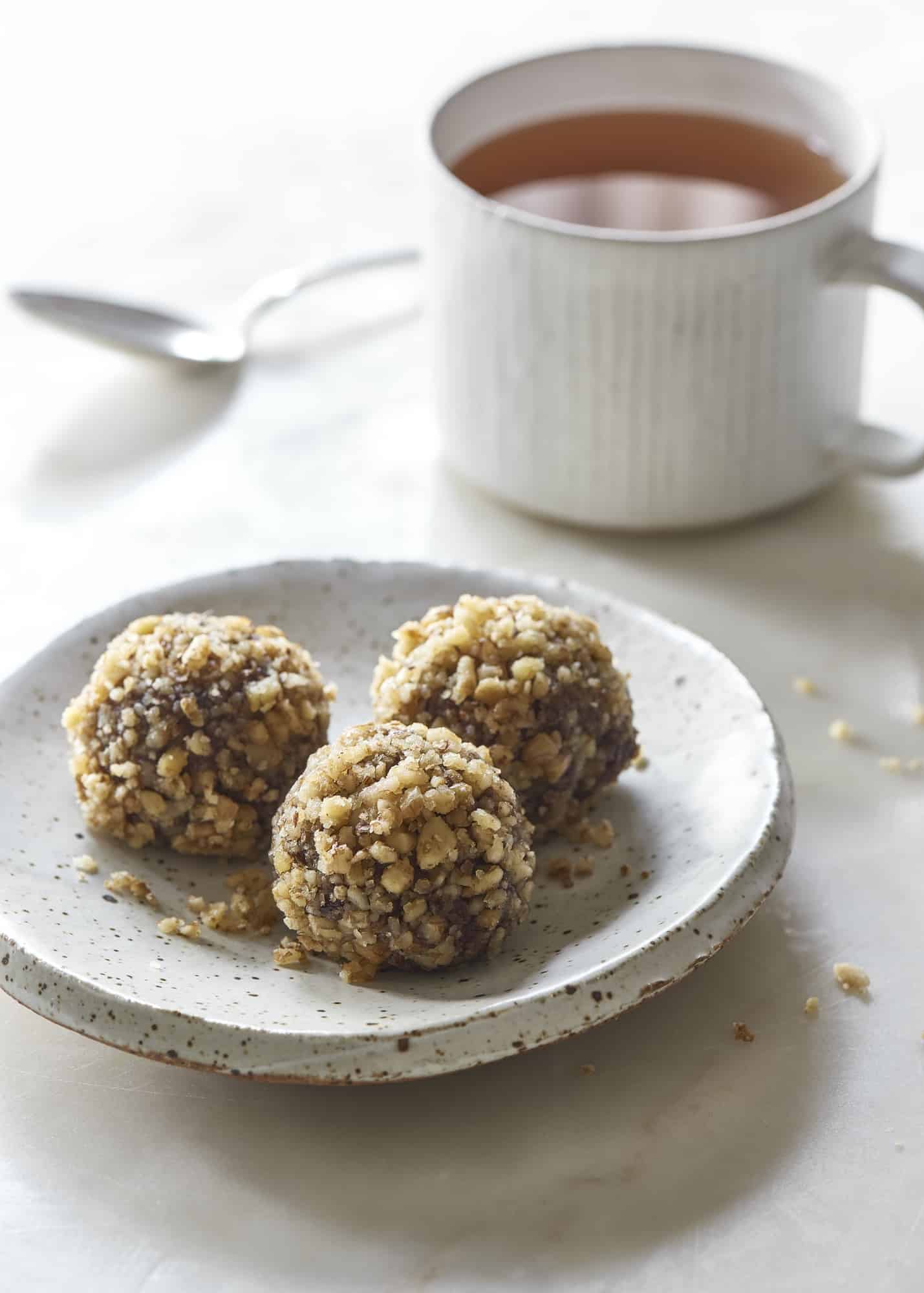 Cranberry Walnut Vegan Truffles - The Blender Girl