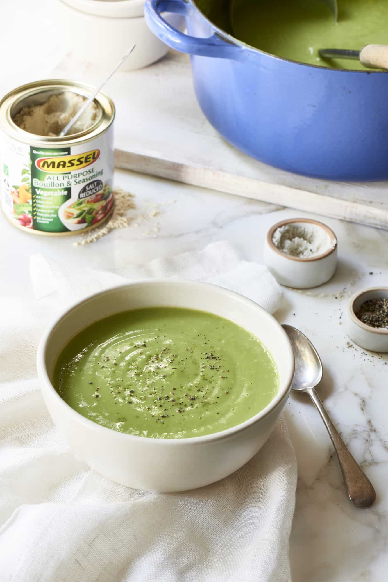 Vegan Cream Of Broccoli Soup {Vegan, Paleo Friendly} - The Blender Girl