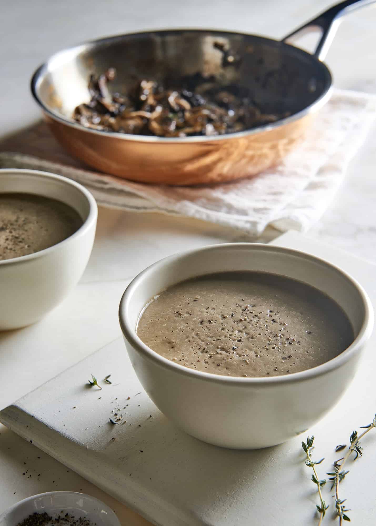 Vegan Cream Of Mushroom Soup {Ready In 20 Minutes} The Blender Girl