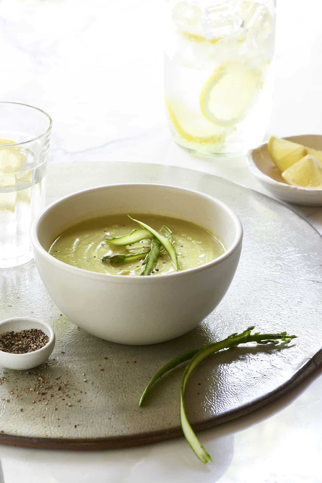 Vegan Cream Of Asparagus Soup The Blender Girl