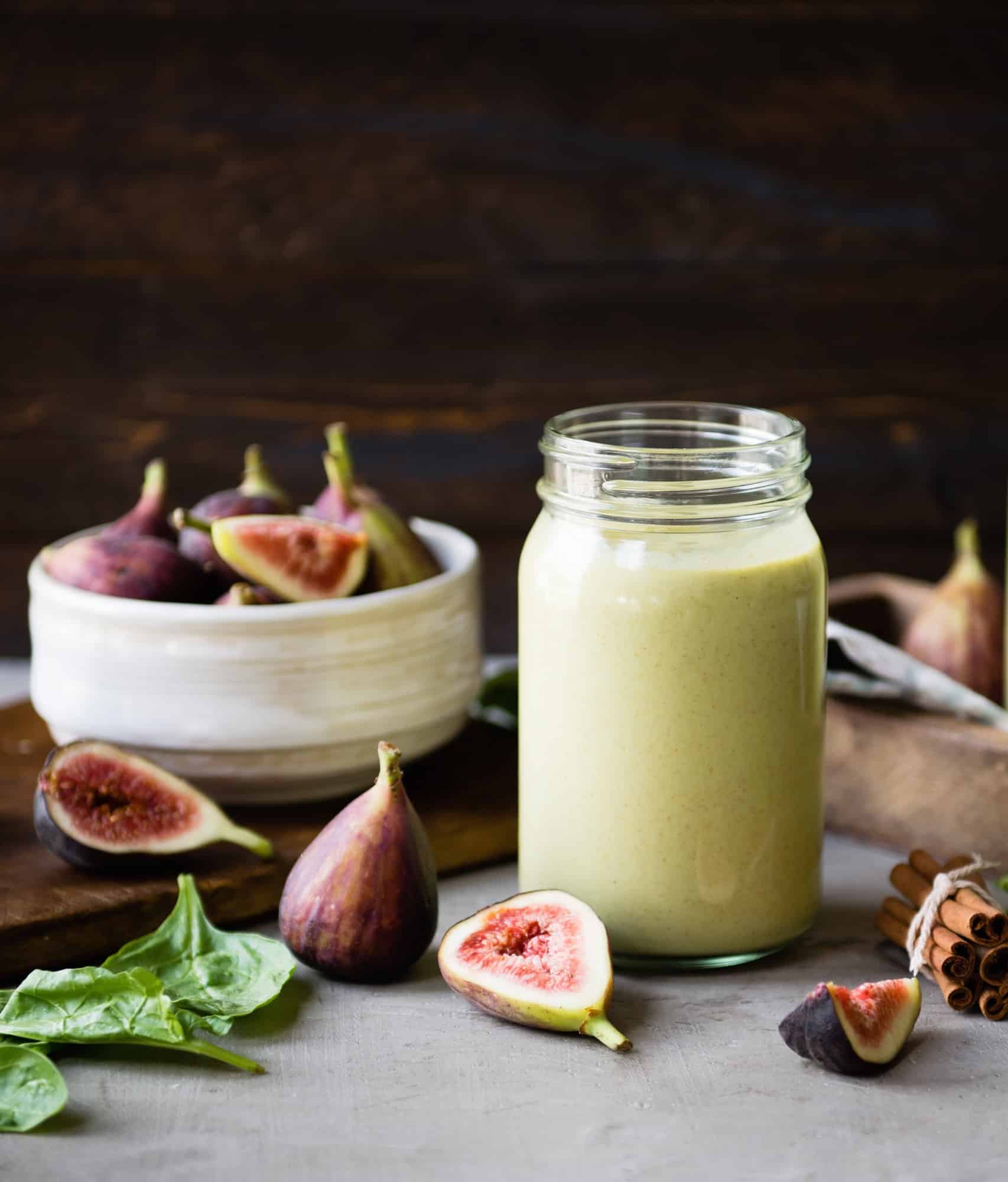 Vegan Fig Smoothie That Tastes Like Pudding The Blender Girl