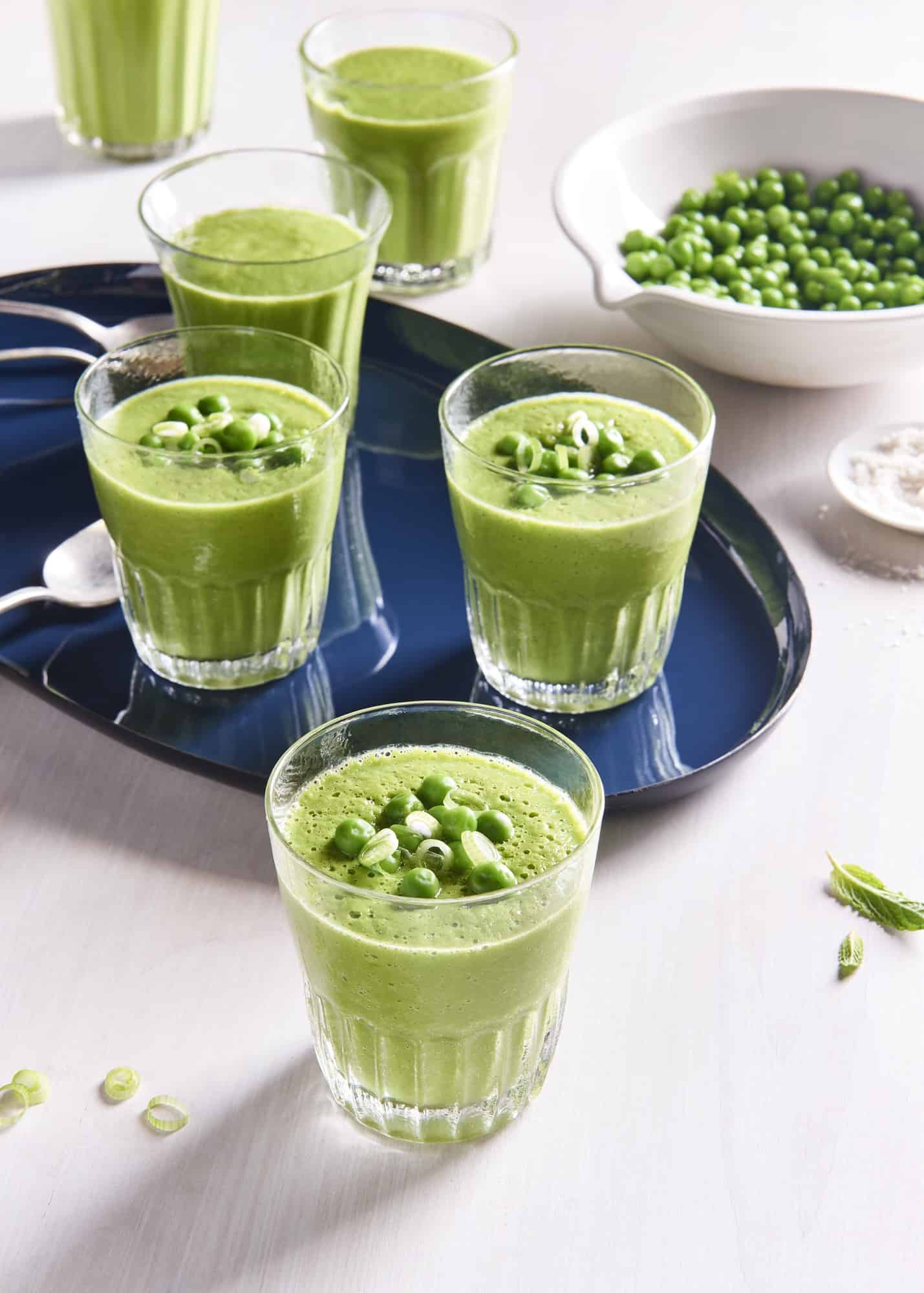 10 Minute Pea Mint Soup {Vegan, Gluten-Free} - The Blender Girl