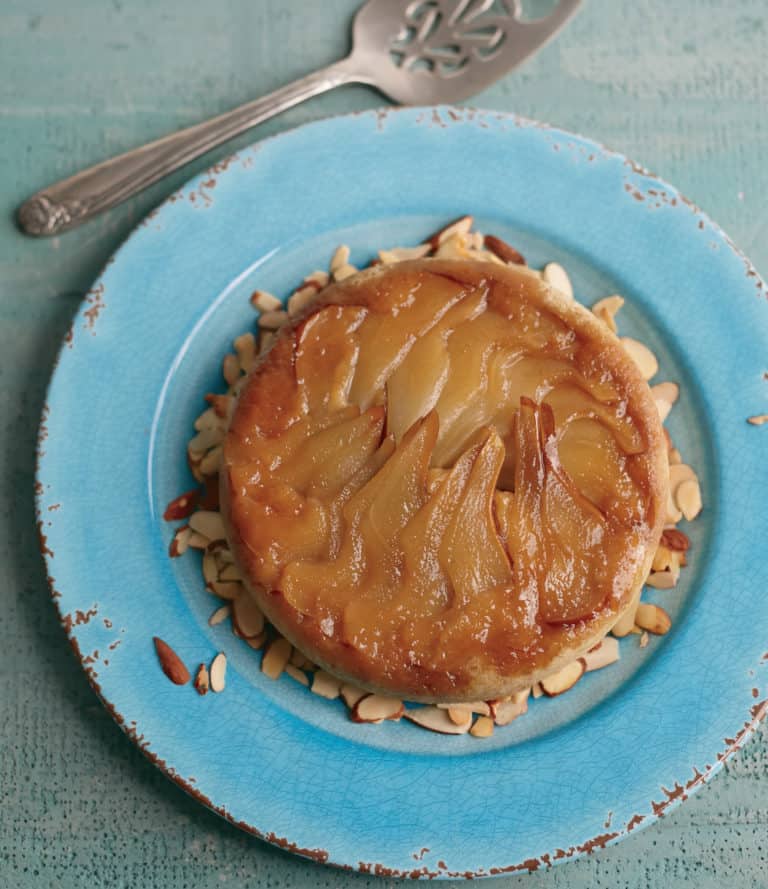 Vegan Pear Upside Down Cake