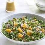 Vegan Quinoa Salad with Orange and Arugula