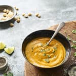Vegan Macadamia and Roasted Sweet Potato Soup