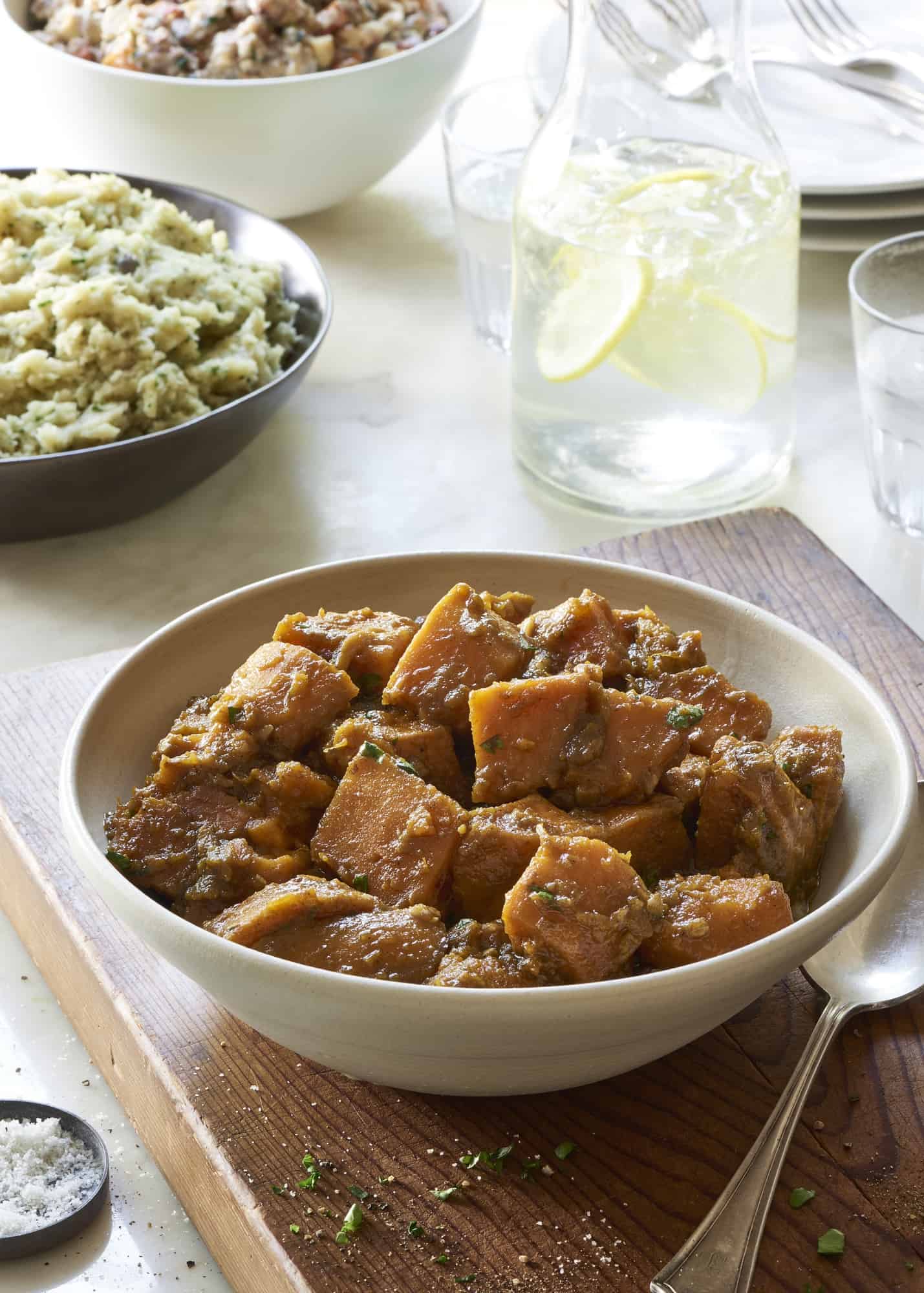 Sensational Slow Cooker Sweet Potatoes - The Blender Girl