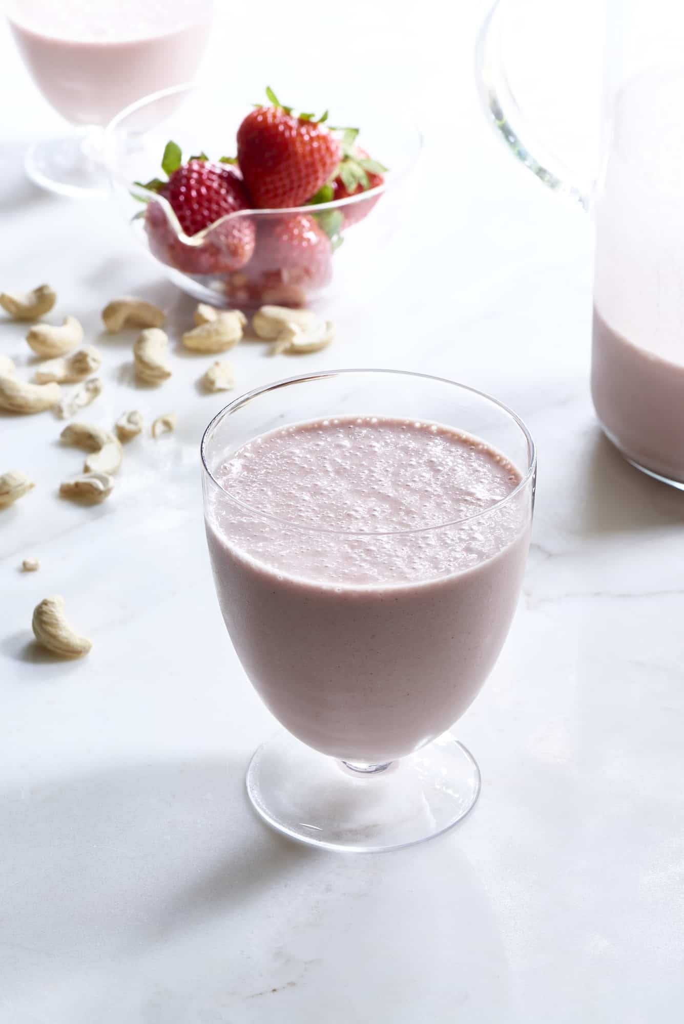 The Best Strawberry Smoothie - The Blender Girl
