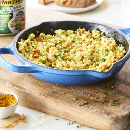 Tofu Scramble with Bell Pepper {Vegan + GlutenFree} The Blender Girl