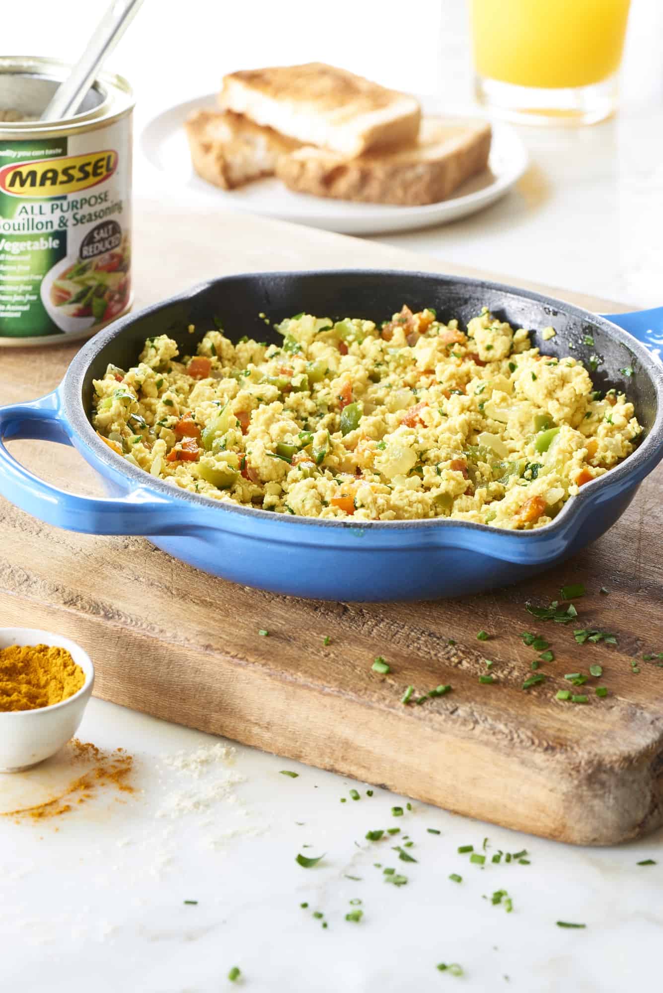 Tofu Scramble with Bell Pepper {Vegan + GlutenFree} The Blender Girl