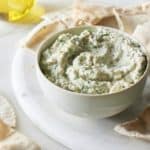 Vegan Tzatziki with pita chips