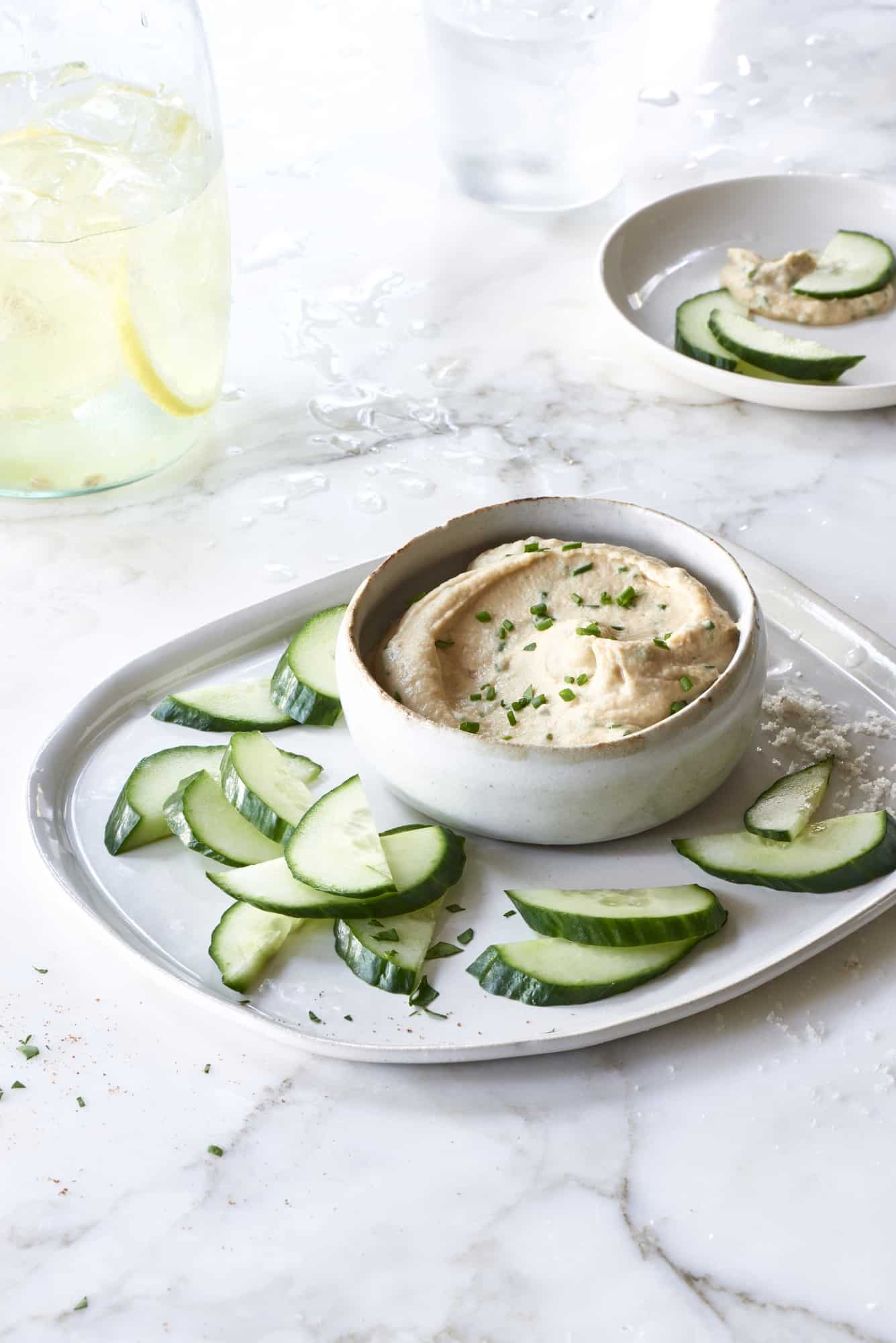 Easy White Bean Dip {Vegan + GlutenFree} The Blender Girl