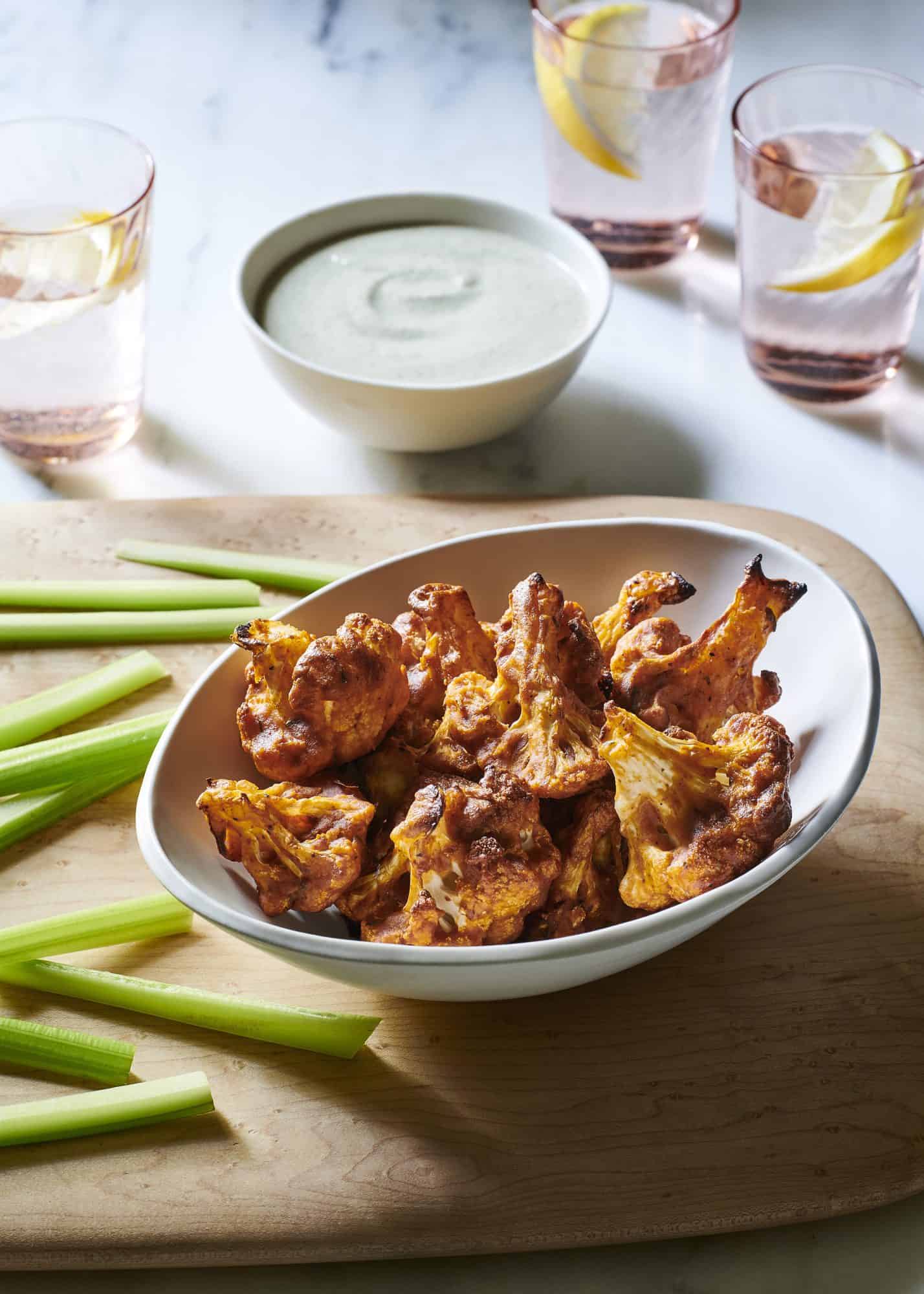 Buffalo Cauliflower {Vegan + Gluten-Free} - The Blender Girl