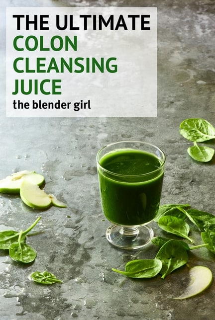 Colon Cleanse Juice With Spinach And